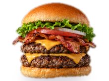 Double Bacon Burger